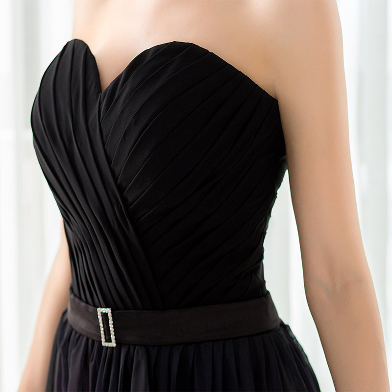 Eye-catching A-line As Picture Evening Dress Sweatheart Chiffon Long Formal Dress LFNL0543